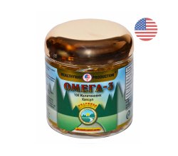 Американский бад Омега-3 №100 Healthyway Production