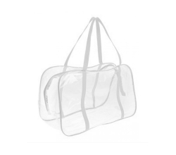 Прозрачная сумка в роддом СуперМама (50*23*32)