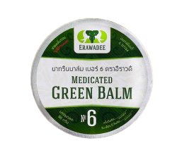№6 Охлаждающий Зеленый Бальзам Ya Mong Sarad Pang Pon Erawadee (50 г)
