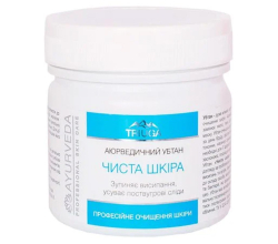 Убтан "Чистая кожа" с добавлением льняной муки, шалфея, нима и масла лимона