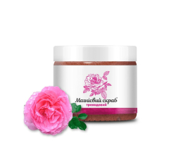 Бишофит Полтавский Магниевый скраб для тела с экстрактом розы 300 г