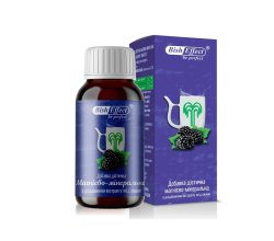 Добавка диетическая магниево-минеральная бишофит Bisheffect с добавлением экстракта ягод ежевики 250 мл