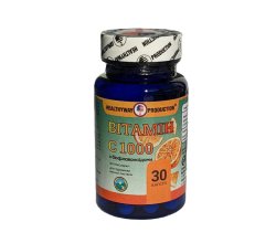 Витамин C 1000 с биофлавоноидами – антиоксидант для поддержки иммунной системы (30 капсул)