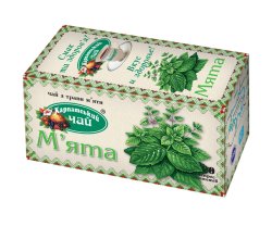 Карпатский чай из травы Мяты в пакетиках 20шт