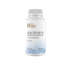 Магний с витамином B6 Magnesium with Vitamin B6 My Nutri Week сильный экстра 399 мг 150 капсул