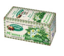 Карпатский чай Мята+Ромашка в пакетиках 20шт