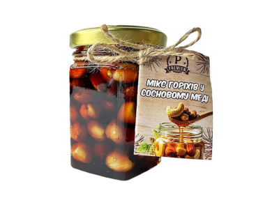 Сосновый мед с орешками 196 мл