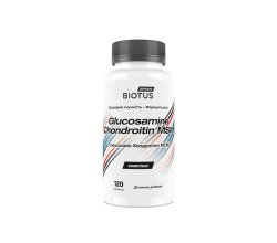 Глюкозамин Хондроитин МСМ, Glucosamine Chondroitin MSM Biotus 120 таблеток