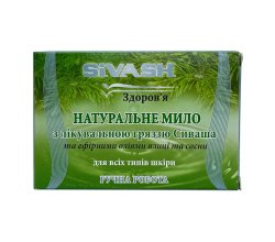 Мыло твердое на основе грязи залива Сиваш из эф. маслами пихты и сосны, 75 г